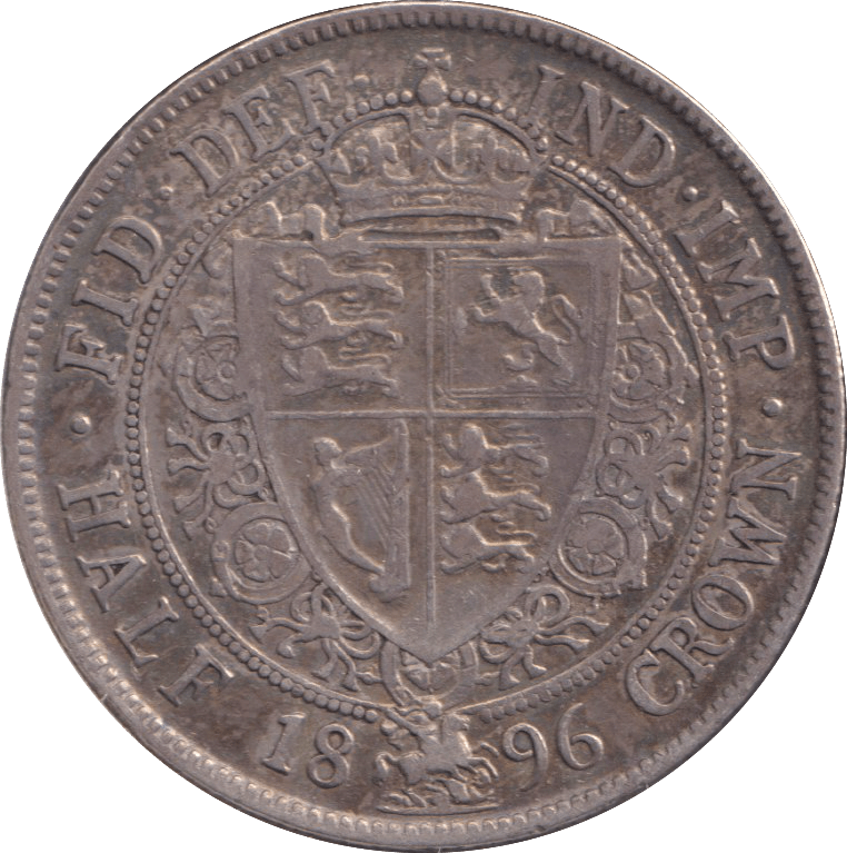 1896 HALFCROWN ( VF ) - WORLD COINS - Cambridgeshire Coins