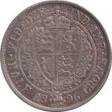 1896 HALFCROWN ( VF ) - WORLD COINS - Cambridgeshire Coins