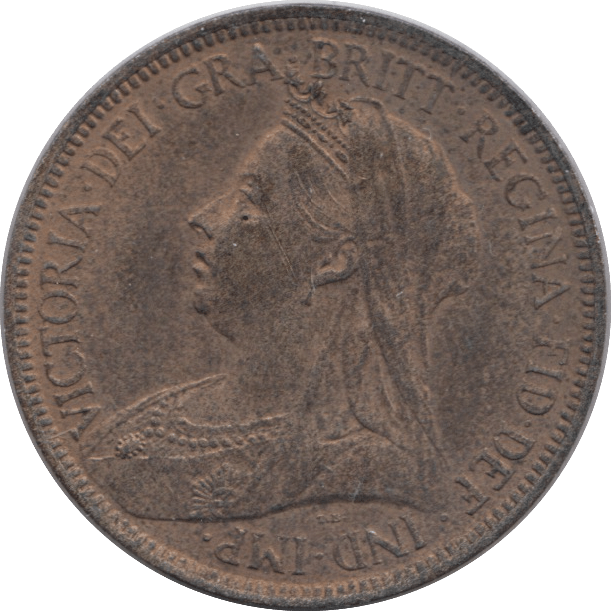 1896 HALFPENNY ( AUNC ) - Halfpenny - Cambridgeshire Coins