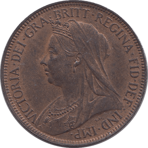 1896 HALFPENNY ( UNC ) - HALFPENNY - Cambridgeshire Coins