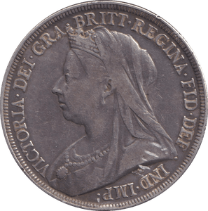 1896 LIX CROWN ( GVF ) - CROWN - Cambridgeshire Coins