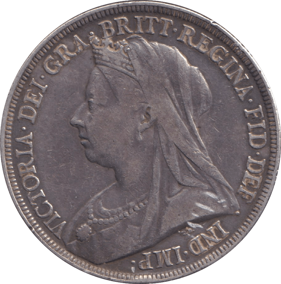 1896 LIX CROWN ( GVF ) - CROWN - Cambridgeshire Coins