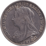 1896 LIX CROWN ( GVF ) - CROWN - Cambridgeshire Coins