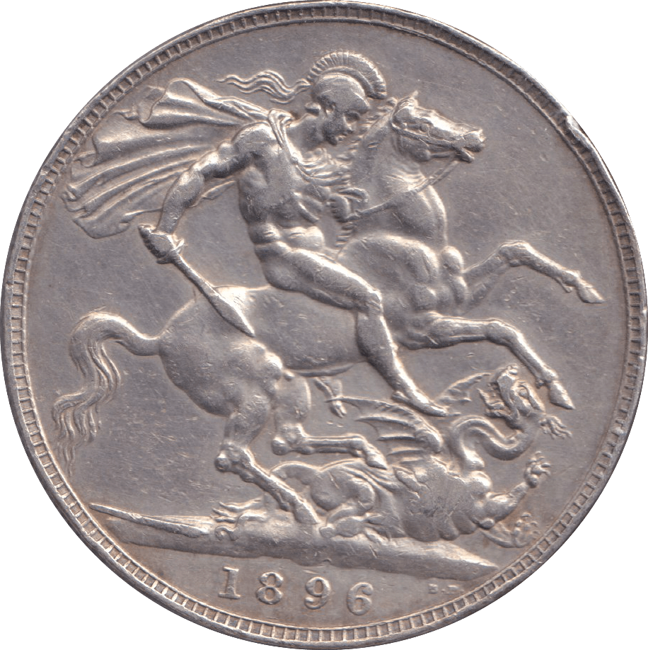 1896 LX CROWN ( GVF ) - CROWN - Cambridgeshire Coins