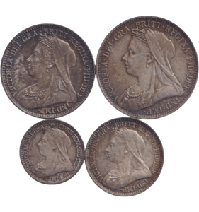 1896 MAUNDY SET ( UNC ) - Maundy Set - Cambridgeshire Coins