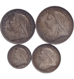 1896 MAUNDY SET ( UNC ) - Maundy Set - Cambridgeshire Coins