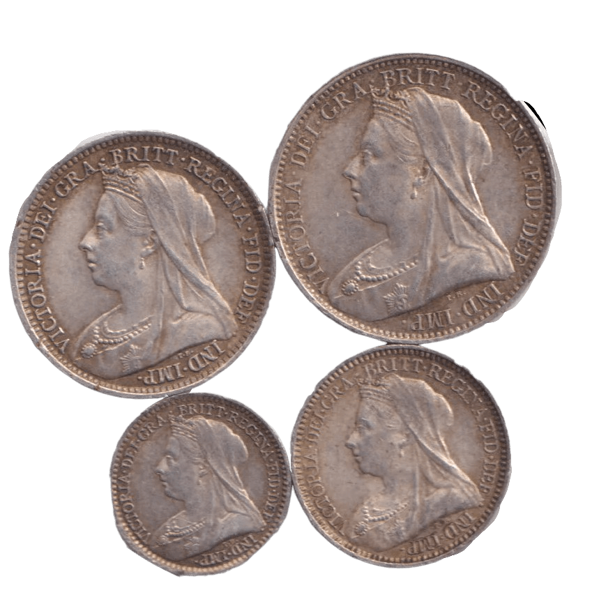 1896 MAUNDY SET VICTORIA - Maundy Set - Cambridgeshire Coins