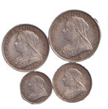 1896 MAUNDY SET VICTORIA - Maundy Set - Cambridgeshire Coins