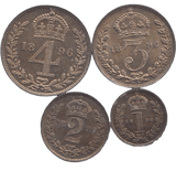 1896 MAUNDY SET - Maundy Set - Cambridgeshire Coins