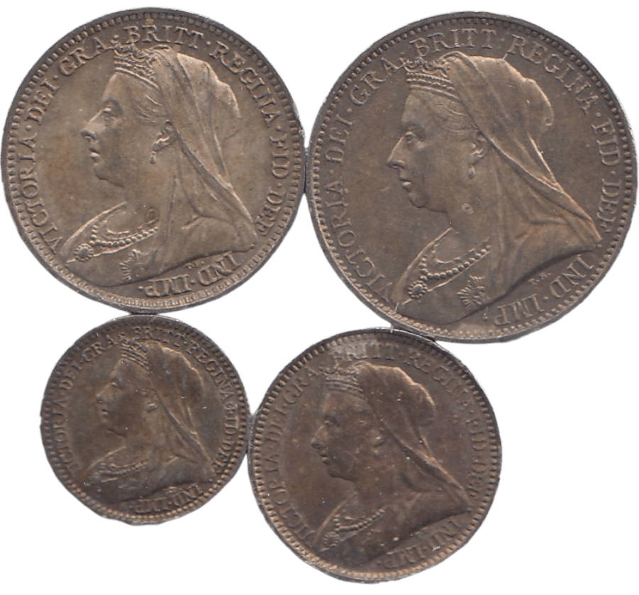 1896 MAUNDY SET - Maundy Set - Cambridgeshire Coins