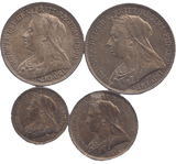 1896 MAUNDY SET - Maundy Set - Cambridgeshire Coins