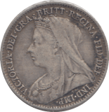 1896 MAUNDY THREEPENCE ( VF ) - MAUNDY THREEPENCE - Cambridgeshire Coins