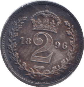 1896 MAUNDY TWOPENCE ( UNC ) - MAUNDY TWOPENCE - Cambridgeshire Coins