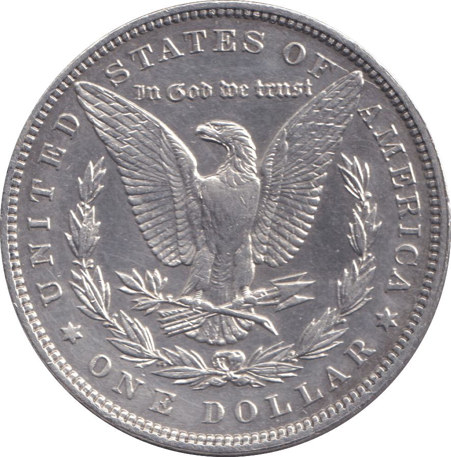 1896 MORGAN DOLLAR USA PHILADEPHIA MINT - SILVER WORLD COINS - Cambridgeshire Coins