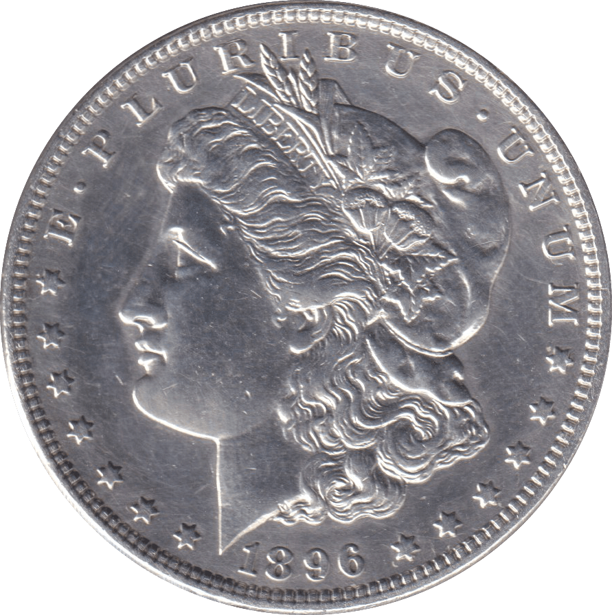 1896 MORGAN DOLLAR USA PHILADEPHIA MINT - SILVER WORLD COINS - Cambridgeshire Coins