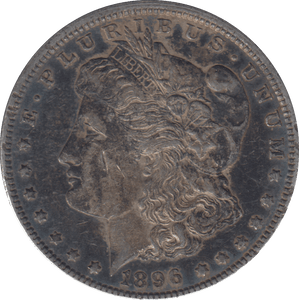 1896 MORGAN DOLLAR USA - WORLD COINS - Cambridgeshire Coins