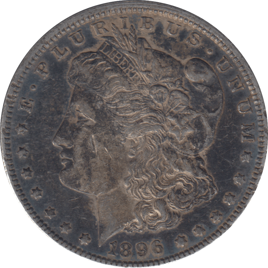 1896 MORGAN DOLLAR USA - WORLD COINS - Cambridgeshire Coins