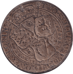 1896 ONE FLORIN ( GF ) - FLORIN - Cambridgeshire Coins