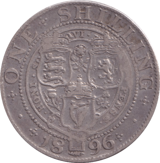 1896 ONE SHILLING ( FINE ) - SHILLING - Cambridgeshire Coins