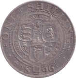1896 ONE SHILLING ( FINE ) - SHILLING - Cambridgeshire Coins