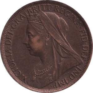 1896 PENNY ( AUNC ) - PENNY - Cambridgeshire Coins