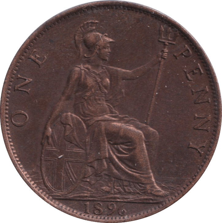 1896 PENNY ( AUNC ) - PENNY - Cambridgeshire Coins