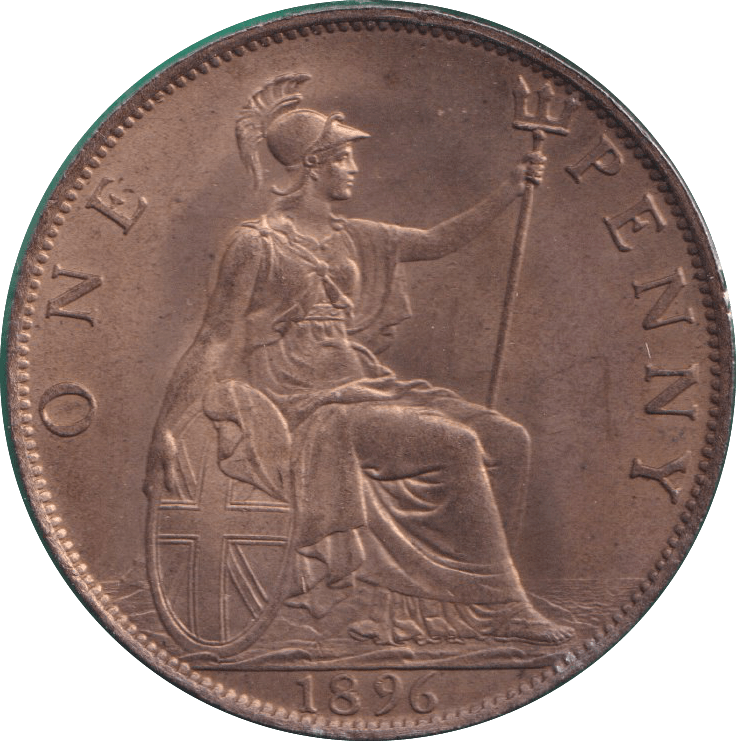 1896 PENNY ( UNC ) - PENNY - Cambridgeshire Coins