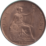 1896 PENNY ( UNC ) - PENNY - Cambridgeshire Coins
