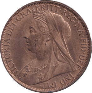 1896 PENNY ( UNC ) - PENNY - Cambridgeshire Coins