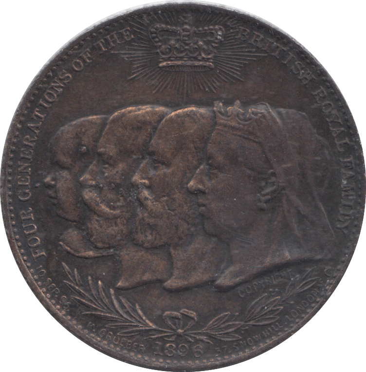 1896 QUEEN VICTORIA DIAMOND JUBILEE - WORLD COINS - Cambridgeshire Coins