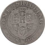 1896 SHILLING ( FINE ) - SHILLING - Cambridgeshire Coins