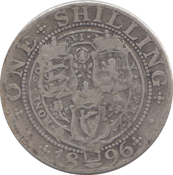 1896 SHILLING ( FINE ) - SHILLING - Cambridgeshire Coins