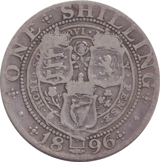 1896 SHILLING ( FINE ) - SHILLING - Cambridgeshire Coins