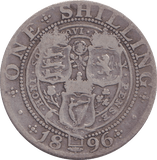 1896 SHILLING ( FINE ) - SHILLING - Cambridgeshire Coins