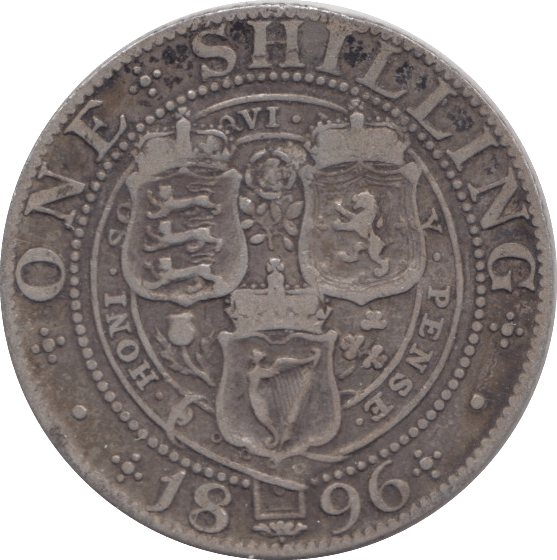 1896 SHILLING ( FINE ) - Shilling - Cambridgeshire Coins