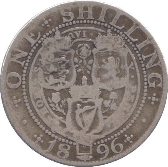 1896 SHILLING ( FINE ) - SHILLING - Cambridgeshire Coins