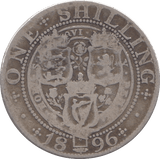 1896 SHILLING ( FINE ) - SHILLING - Cambridgeshire Coins