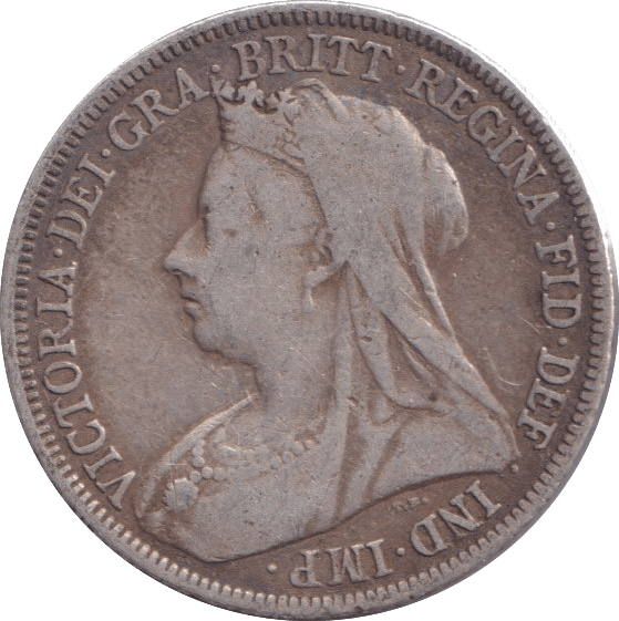 1896 SHILLING ( FINE ) - SHILLING - Cambridgeshire Coins