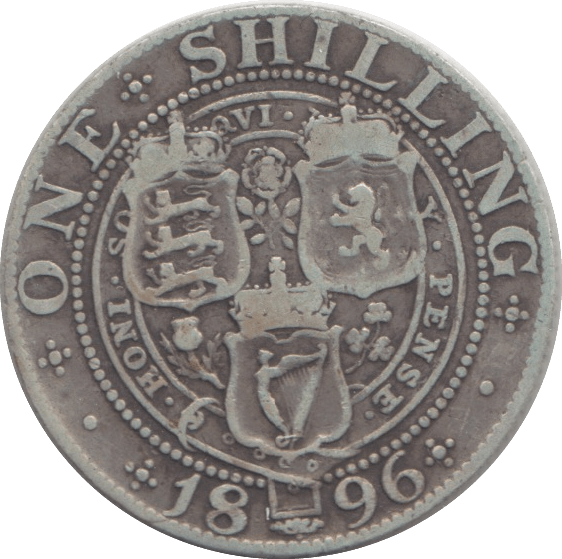 1896 SHILLING ( FINE ) - Shilling - Cambridgeshire Coins