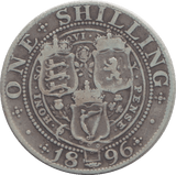 1896 SHILLING ( FINE ) - Shilling - Cambridgeshire Coins