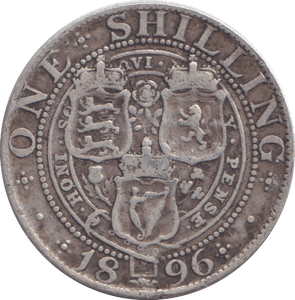 1896 SHILLING ( GF ) 3 - SHILLING - Cambridgeshire Coins