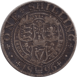 1896 SHILLING ( GF ) - SHILLING - Cambridgeshire Coins
