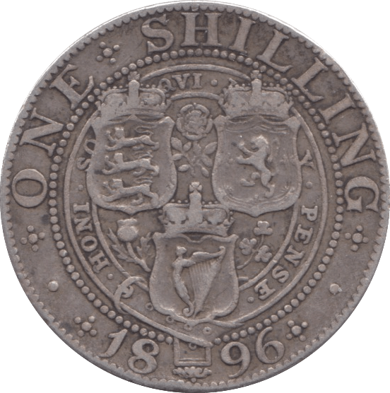 1896 SHILLING ( GF ) - SHILLING - Cambridgeshire Coins