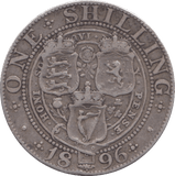 1896 SHILLING ( GF ) - SHILLING - Cambridgeshire Coins