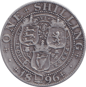 1896 SHILLING ( GF ) - SHILLING - Cambridgeshire Coins