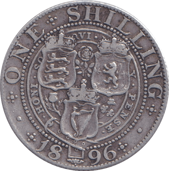 1896 SHILLING ( GF ) - SHILLING - Cambridgeshire Coins
