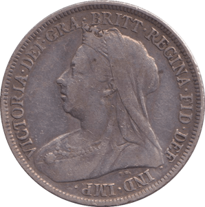 1896 SHILLING ( GVF ) 4 - SHILLING - Cambridgeshire Coins