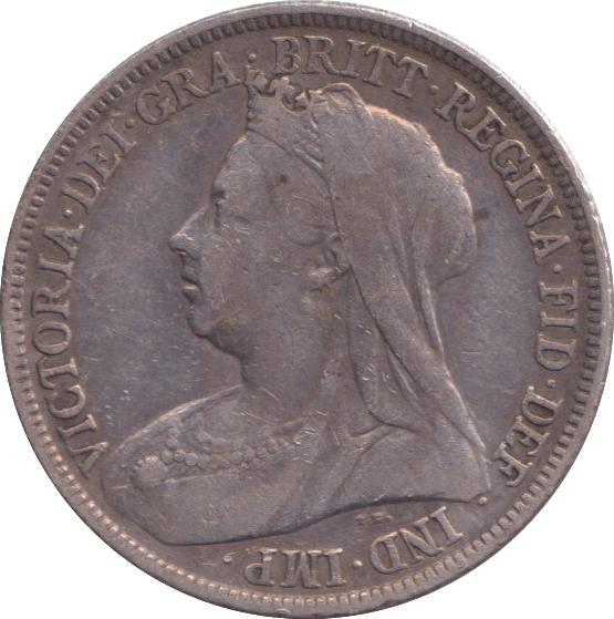 1896 SHILLING ( GVF ) 4 - SHILLING - Cambridgeshire Coins