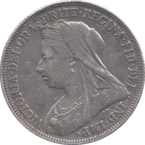 1896 SHILLING ( GVF ) - SHILLING - Cambridgeshire Coins
