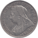 1896 SHILLING ( GVF ) - SHILLING - Cambridgeshire Coins
